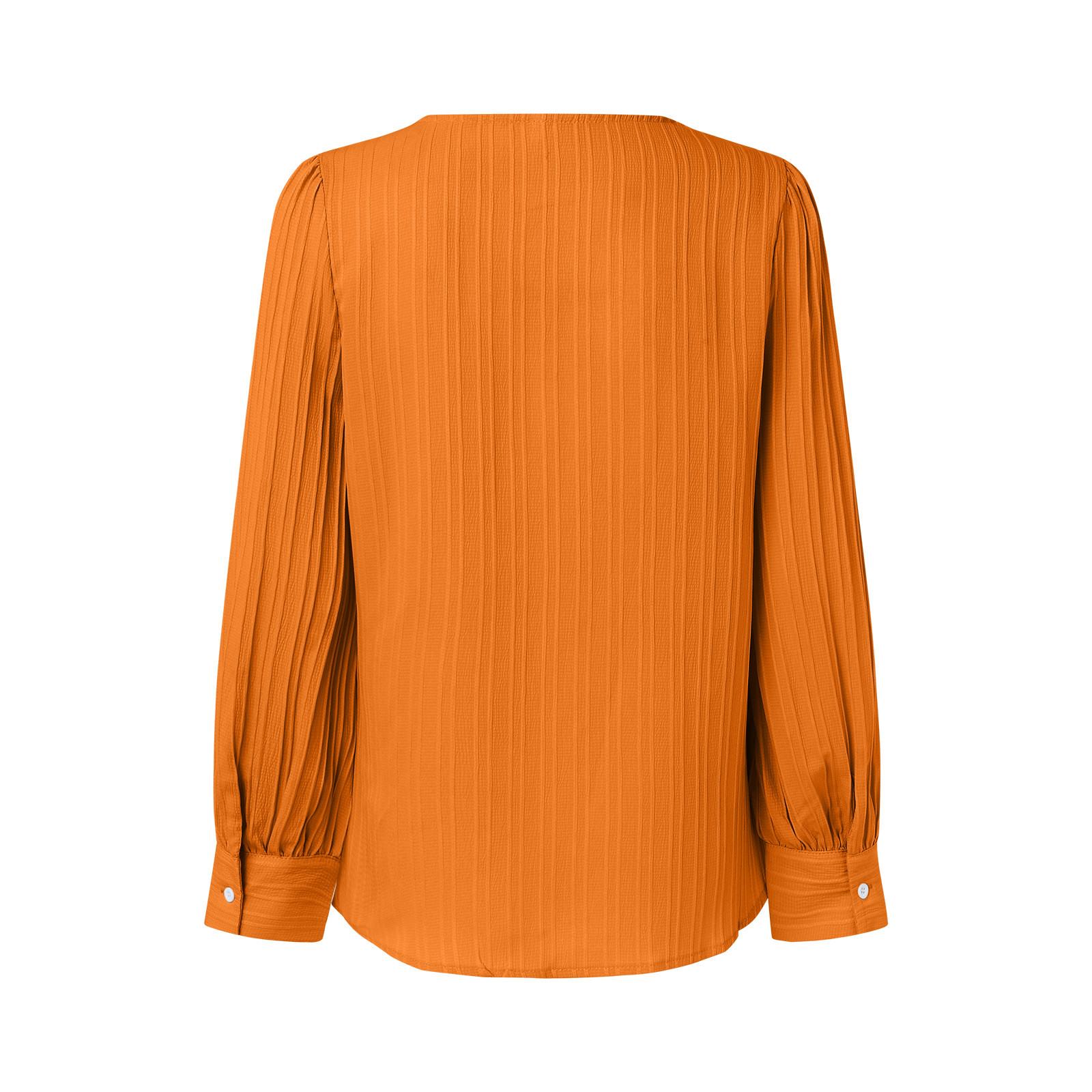 thumbnail image 5 of Blusa de encaje con cuello en V para mujer - Color liso, manga corta, poliéster, camisa elegante y casual para el trabajo o una cita, 5 of 5